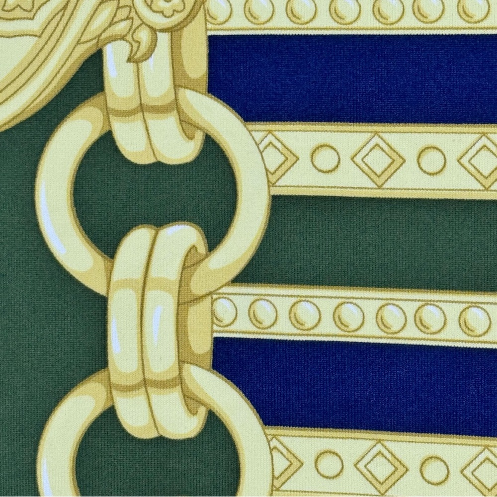 Womens J McLaughlin Size XL Green/Blue/Yellow Nylon/Spandex Printed LS Shirt Top - Picture 2 of 10